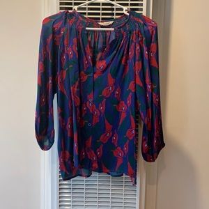 Silk Tucker Blouse